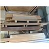 Image 3 : SINGLE SIDED CANTILEVER MATERIAL STORAGE RACK WITH APPROX. 3 PALLETS OF ASSORTED HARDWOOD