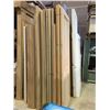 Image 2 : LARGE GROUP OF APPROX. 50 WOODEN DOORS & A CORNER LOT OF ASSORTED WOODEN MOULDINGS