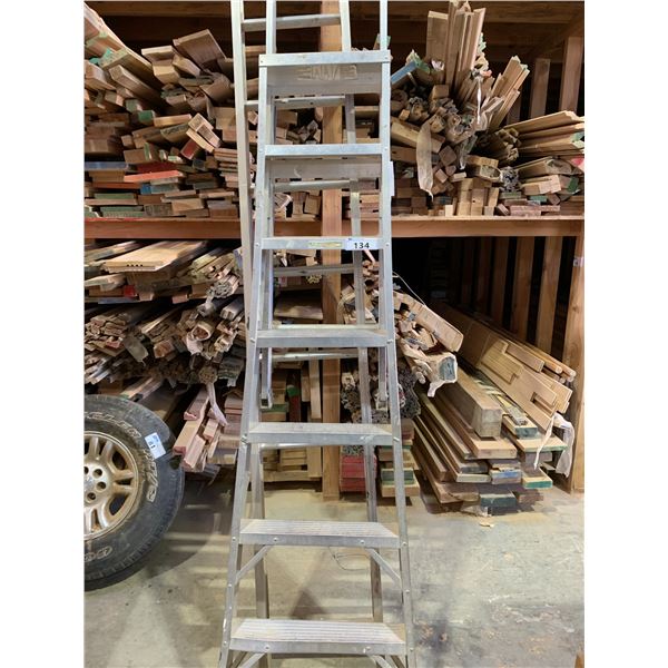 PAIR OF ALUMINUM INDUSTRIAL LADDERS