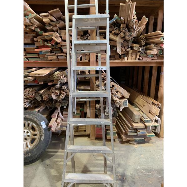 PAIR OF ALUMINUM INDUSTRIAL LADDERS