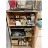 Image 2 : LARGE GROUP OF SHAPER/PLANER CUTTERS, DOOR ACCESSORIES, MAKITA PLANER, & 2 WOODEN STORAGE