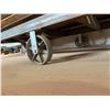 Image 2 : HEAVY DUTY STEEL 4 WHEEL TROLLY (APPROX. 6'W X 4'W) *UPSTAIRS*
