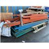 Image 2 : GROUP OF ASSORTED PALLET RACKING (UPRIGHTS & RAILS)- APPROX.45 PCS.