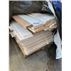 Image 1 : 3 PALLETS OF DOOR STOCK MATERIAL-WHITE PRIMER HEADER JAM - APPROX 9FT LENGTHS