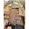 Image 2 : PALLET OF ASSORTED WOODEN DOOR STOCK MATERIAL - PRESSED WOOD SHEETS, VENEERS AND PANEL BOARD