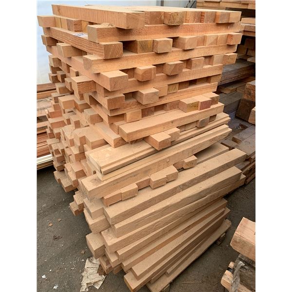 PALLET OF ASSORTED HARDWOOD BOARDS-VARIOUS SIZES