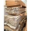 Image 3 : PALLET OF ASSORTED WOODEN DOOR STOCK MATERIAL - HARDWOOD DOORS AND HEADER JAM