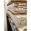 Image 4 : PALLET OF ASSORTED WOODEN DOOR STOCK MATERIAL - HARDWOOD DOORS AND HEADER JAM