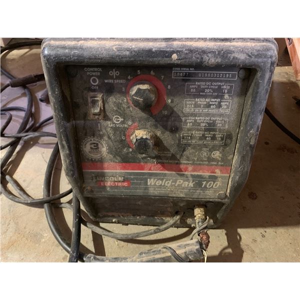 LINCOLN ELECTRIC INDUSTRIAL WELD PAK 100