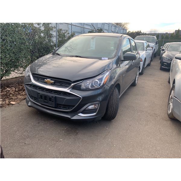 *TOW* *R* 2019 CHEVROLET SPARK LT, 4DR HATCHBACK, GREY, VIN KL8CD6SA0KC797449,