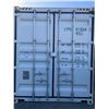 Image 2 : *H/T S* GREY 40' 52,910 MAX CAPACITY INDUSTRIAL TRANSPORT CONTAINER, 4 SIDE SWING DOOR,