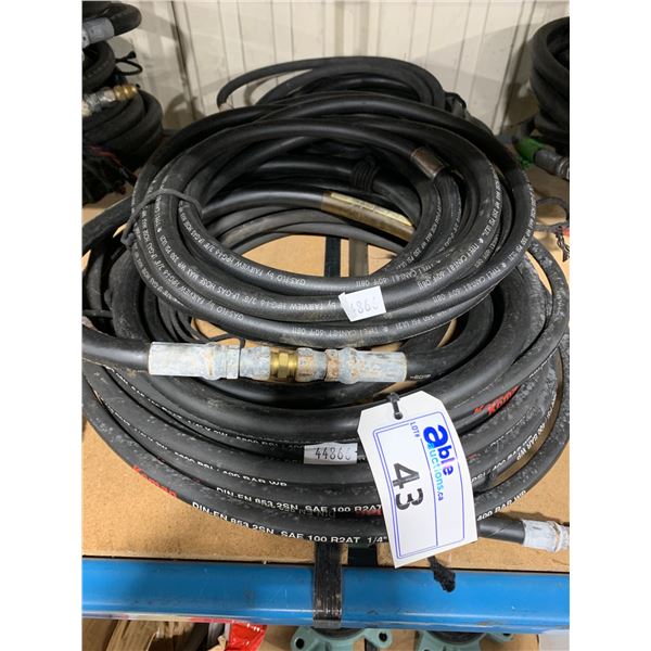 THREE COILS OF HIGH PRESSURE HOSE