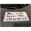 Image 2 : SET OF 4 FALKEN 255/65 R18 111H M+S PERFORMANCE VEHICLE TIRES ** 4 WHEEL DOLLY NOT INCLUDED **