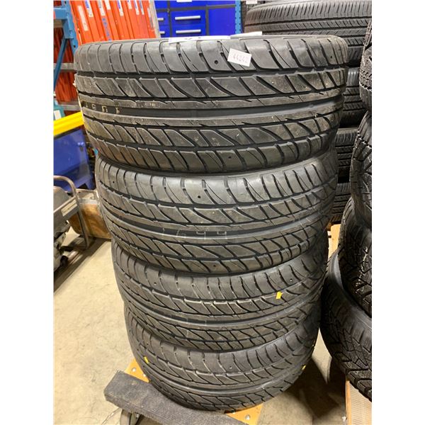 SET OF 4 OHTSU 245/45 R17 99W M+S PERFORMANCE VEHICLE TIRES ** 4 WHEEL DOLLY NOT INCLUDED **