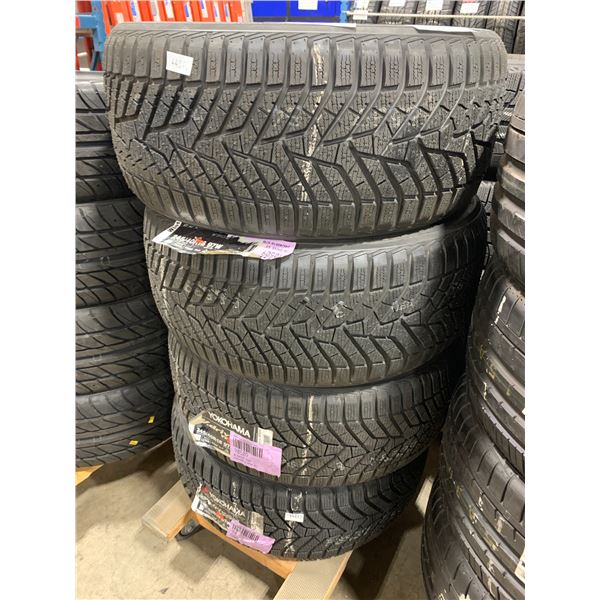 SET OF 4 YOKOHAMA 245/40 R18 97W M+S PERFORMANCE VEHICLE TIRES ** 4 WHEEL DOLLY NOT INCLUDED **