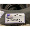 Image 2 : SET OF 4 FALKEN 245/45 ZR18 100Y PERFORMANCE VEHICLE TIRES ** 4 WHEEL DOLLY NOT INCLUDED **