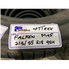Image 2 : SET OF 4 FALKEN 215/55 R18 9SH M+S PERFORMANCE VEHICLE TIRES ** 4 WHEEL DOLLY NOT INCLUDED **