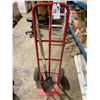 Image 1 : HEAVY DUTY GREY 2 WHEEL HAND TRUCK & A SHOVEL