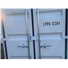 Image 3 : 8' GREY PORTABLE OFFICE CONTAINER W80" X L98" X H89" WITH WINDOW, LOCKING MAN DOOR,