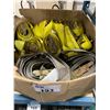 Image 2 : BOX OF ASSORTED E-TRACK COMMERCIAL INDUSTRIAL TRUCK TRANSPORT STRAPS