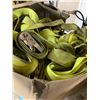 Image 2 : BOX OF ASSORTED E-TRACK COMMERCIAL INDUSTRIAL TRUCK TRANSPORT STRAPS