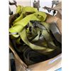 Image 2 : BOX OF ASSORTED E-TRACK COMMERCIAL INDUSTRIAL TRUCK TRANSPORT STRAPS