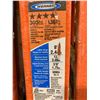 Image 3 : WERNER 8' ORANGE FIBERGLASS / ALUMINUM INDUSTRIAL STEP LADDER