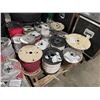 Image 2 : PALLET OF ASSORTED INDUSTRIAL REELS OF CABLE / ELECTRICAL WIRE *MUST TAKE ALL ON PALLET*