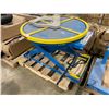 Image 1 : BISHAMON EZ LOADER BLUE 4500 LBS CAPACITY 75 PSI AIR ACTUATED PALLET TABLE