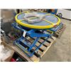 Image 2 : BISHAMON EZ LOADER BLUE 4500 LBS CAPACITY 75 PSI AIR ACTUATED PALLET TABLE