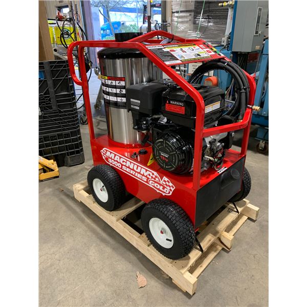 MAGNUM 4000 SERIES DIESEL / GAS MOBILE HOT WATER PRESSURE WASHER WITH HOSE & WAND