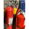 Image 2 : 5 RED LARGE ASSORTED STYLE PROFESSIONAL FIRE EXTINGUISHERS