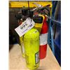 Image 2 : 3 SMALL ASSORTED FIRE EXTINGUISHERS & 2 SMALL DIVE TANKS *CERTIFICATION UNKNOW, BUYER TO CERTIFY