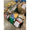 Image 2 : PALLET OF ASSORTED PLUMBING / ELECTRICAL HARDWARE, HANGERS & PARTS