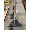 Image 2 : ASSORTED RAKE, BROOMS & CLEAN UP TOOLS