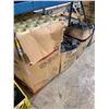 Image 1 : BOX OF PIPE INSULATION & 2 BOXES OF ASSORTED PLASTIC ELECTRICAL RECEPTACLE BOXES