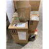 Image 2 : 2 BOXES OF ELECTRICAL LIGHTING BALLASTS, PLINTHE ELECTRIC BASEBOARD HEATER, 2 BOTTLES OF ACID