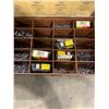 Image 2 : METAL INDUSTRIAL 4 SECTION HARDWARE SORTER WITH ASSORTED INDUSTRIAL HARDWARE