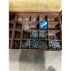 Image 2 : METAL INDUSTRIAL 4 SECTION HARDWARE SORTER WITH ASSORTED INDUSTRIAL HARDWARE