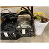 Image 2 : 5 CRATES OF ASSORTED PLASTIC TUBING, CRATE OF PLASTIC BAGS, CRATE OF PLUMBING HARDWARE, CRATE