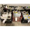 Image 2 : 5 CRATES OF ASSORTED HAZING LIQUIDS, CRATE OF HEAVY DUTY FLANGES / KEYS, CRATE OF CABLE PULLERS,