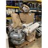 Image 2 : PALLET OF ASSORTED PLUMBING INSULATION / DUCTING PARTS