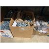 Image 2 : SHELF LOT OF ASSORTED DEVICE BOXES, HARDWARE, & ASSORTED CRIMP RINGS