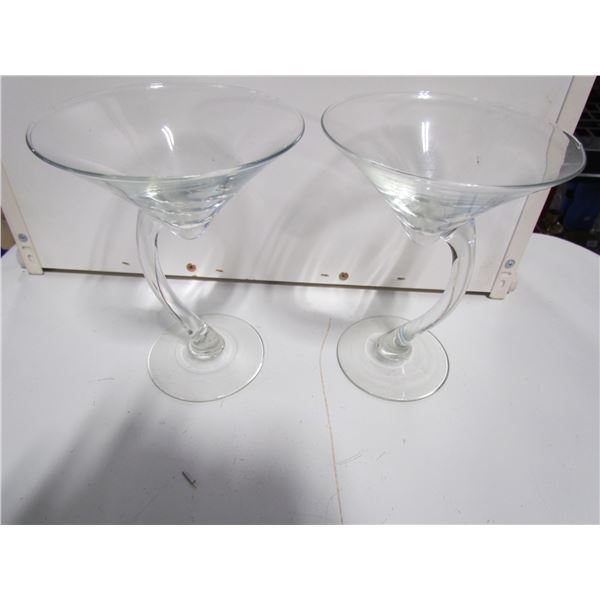 Wine and Martini Glasses