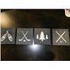 Image 1 : Winter Sports Wood Carved Portrait #2
