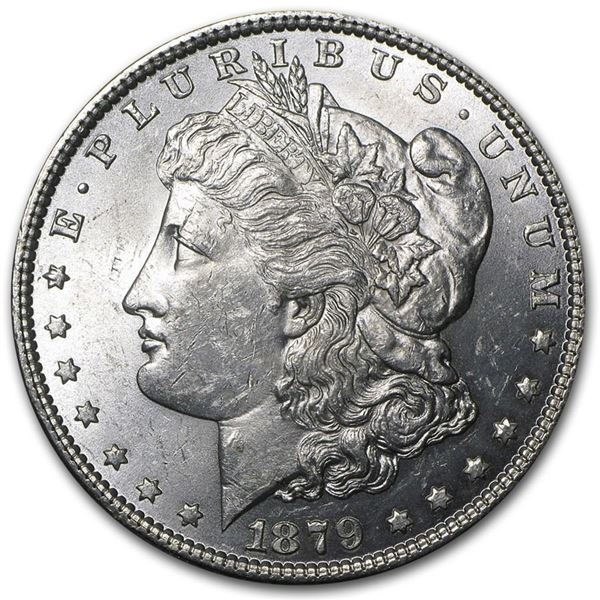 1879 Morgan Silver Dollar BU MS-63