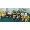Image 2 : Lot Of Over 20 Pairs Of Vintage Salt & Pepper Shakers - Elves, Santa & Mrs. Claus, Pandas, Flowers, 