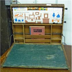 Chautauqua Industry Art Desk - The Home Teacher With Book