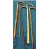 Image 1 : 5 Vintage Wooden Canes