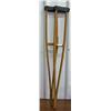 Image 1 : Pair Of Vintage Wooden Children's Crutches, Ca. 1935